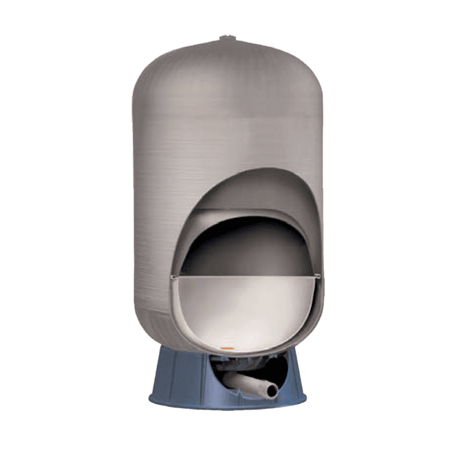 Hovedbilde Trykktank 200 liter FLOW-THRU Membranhydrofor 8,6 bar